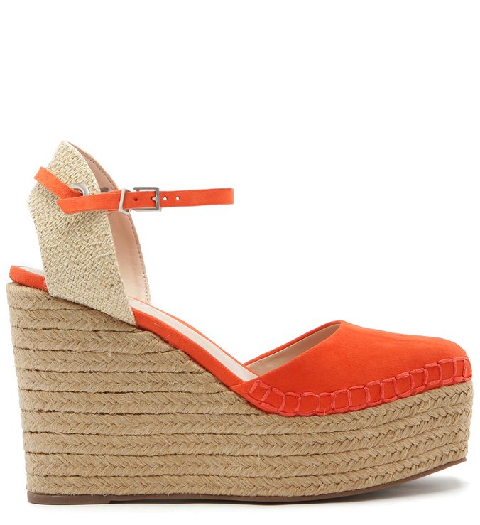 SANDÁLIA ANABELA CORDA MEIA PATA ORANGE SANDÁLIA ANABELA CORDA MEIA PATA ORANGE