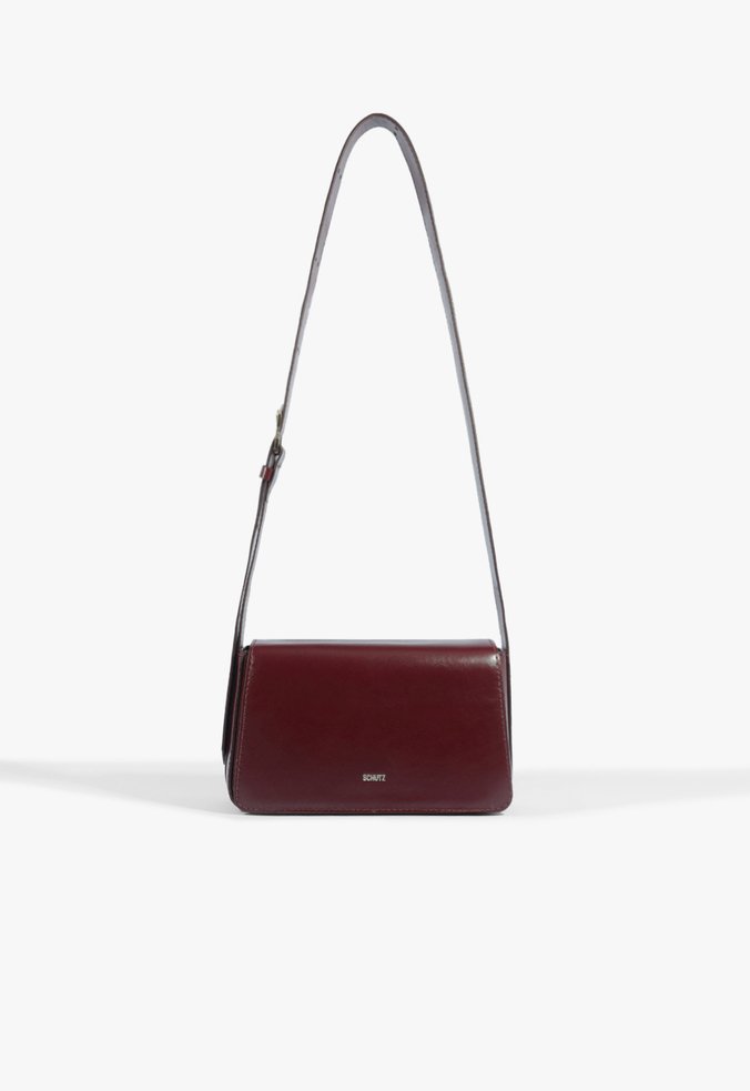 Bolsa Tiracolo Yuna Couro Vinho