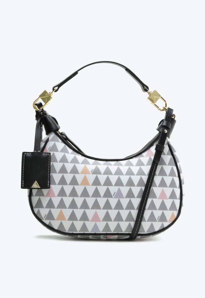 Bolsa Tiracolo Média Triangle Branca