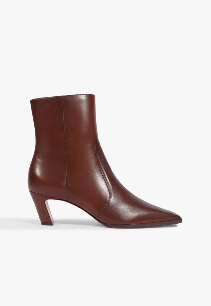Bota Delila Couro Marrom