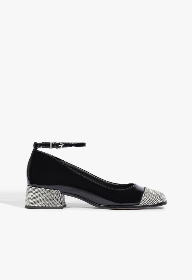 Sapato Boneca Dorothy Shine Verniz Preto