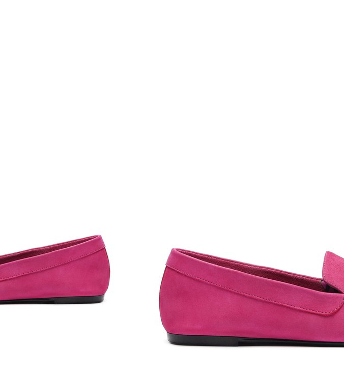 Sapato Mocassim Camurça Pink Sapato Mocassim Camurça Pink