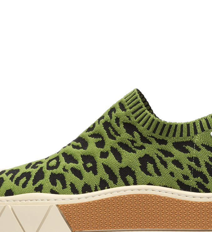 Tênis Urban Knit Animal Print Green Tênis Urban Knit Animal Print Green