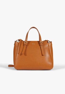 Bolsa Tote Média Sara Couro Marrom