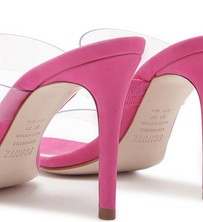 MULE SALTO NOBUCK VINIL PINK MULE SALTO NOBUCK VINIL PINK