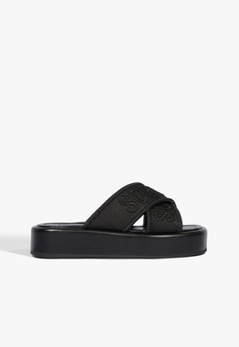 Chinelo Slide Plataforma Preto