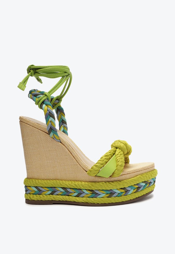 Anabela Corda Sandalia Anabela Schutz Espadrille Anabela Anabela
