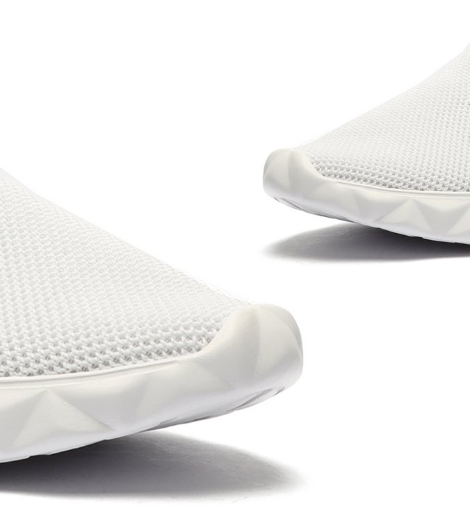 Tênis Cano Alto Knit Logo Branco Tênis Cano Alto Knit Logo Branco