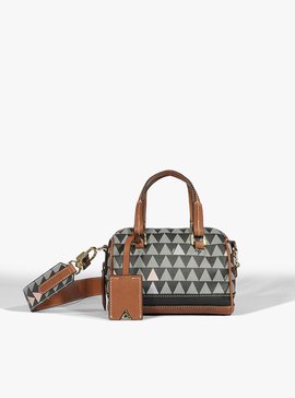 Bolsa Bowling Pequena Triangle Preta