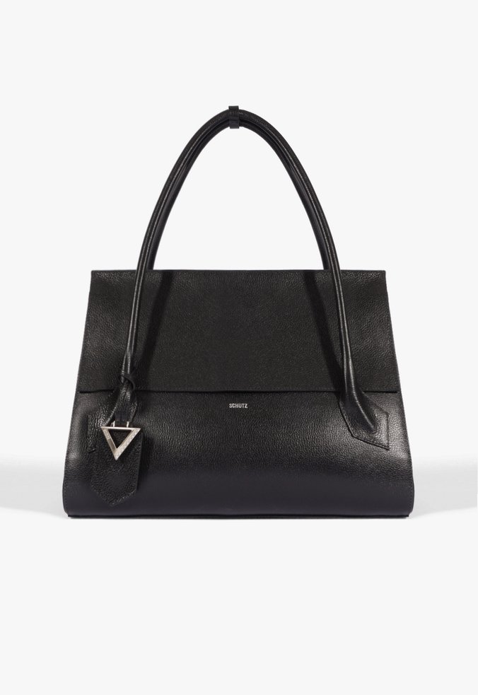 Bolsa Maxi Tote Christie Couro Preta