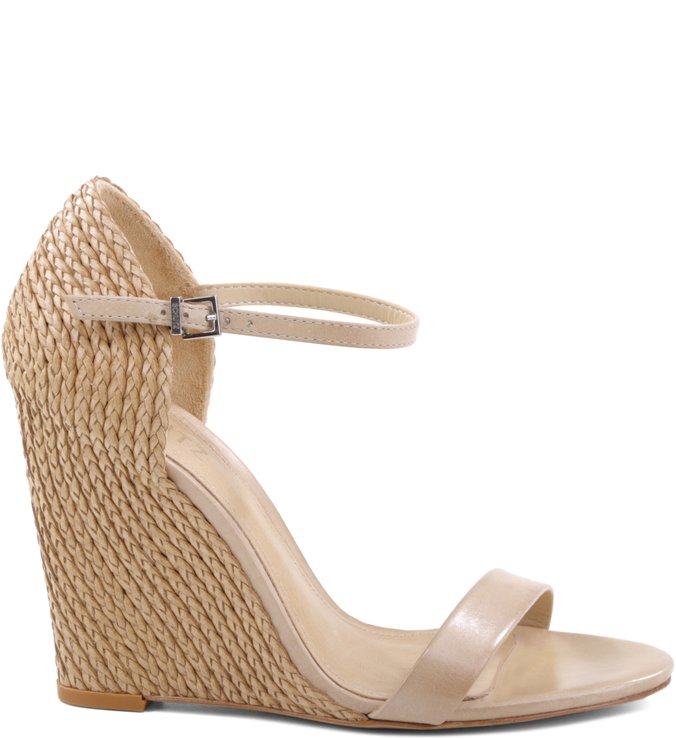 Sandália Anabela Gisele Light Wood Sandália Anabela Gisele Light Wood
