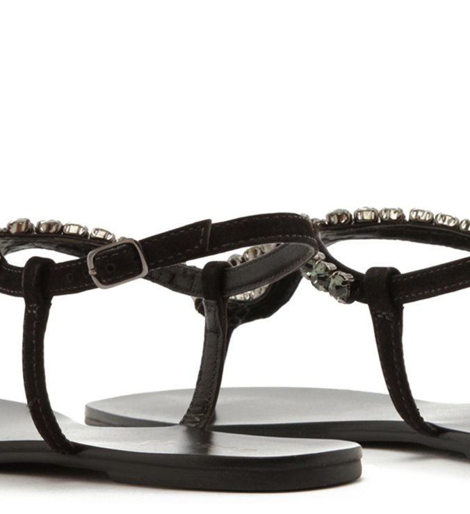 SANDÁLIA RASTEIRA GLAM STONES BLACK SANDÁLIA RASTEIRA GLAM STONES BLACK