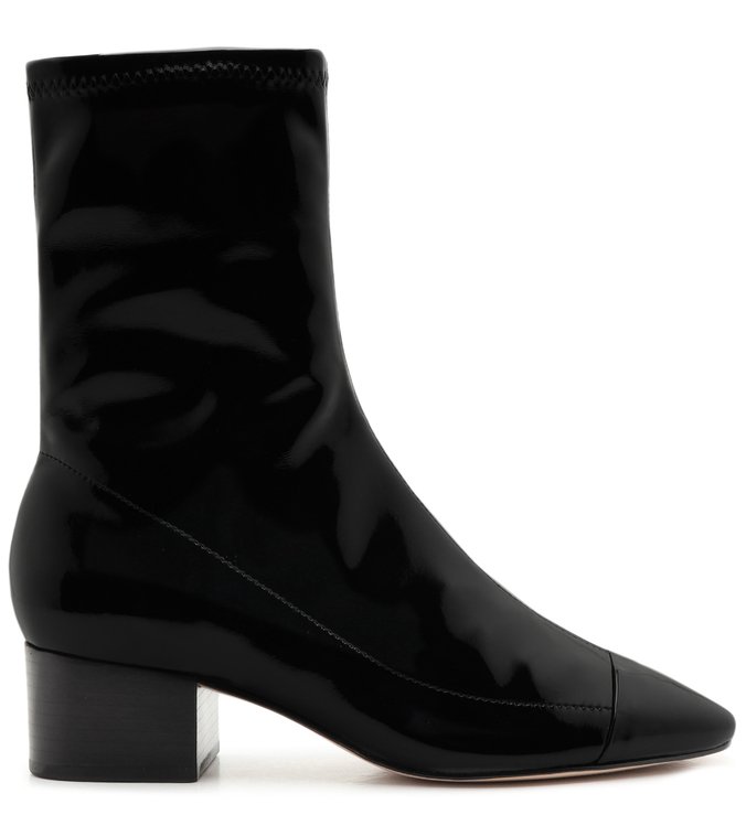 Bota Slim Verniz Preta