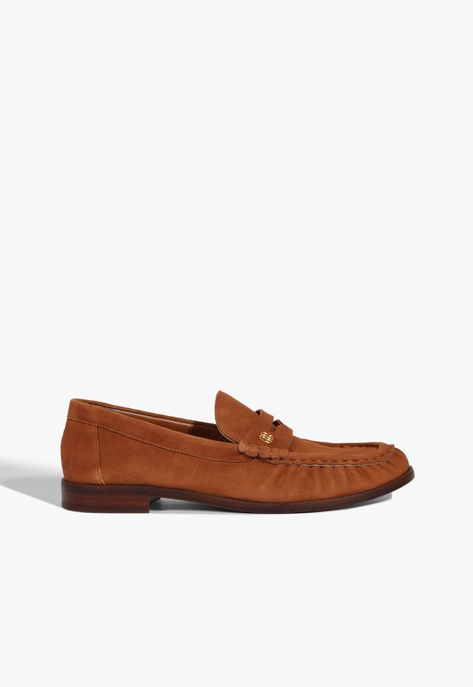 Mocassim Tyche Nobuck Marrom Claro