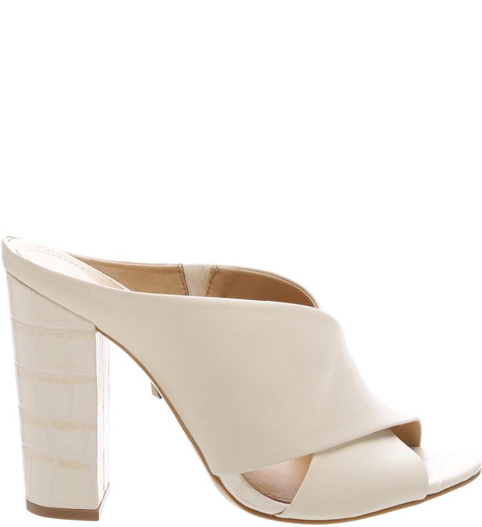 Mule Bold Croco Egg Shell Mule Bold Croco Egg Shell