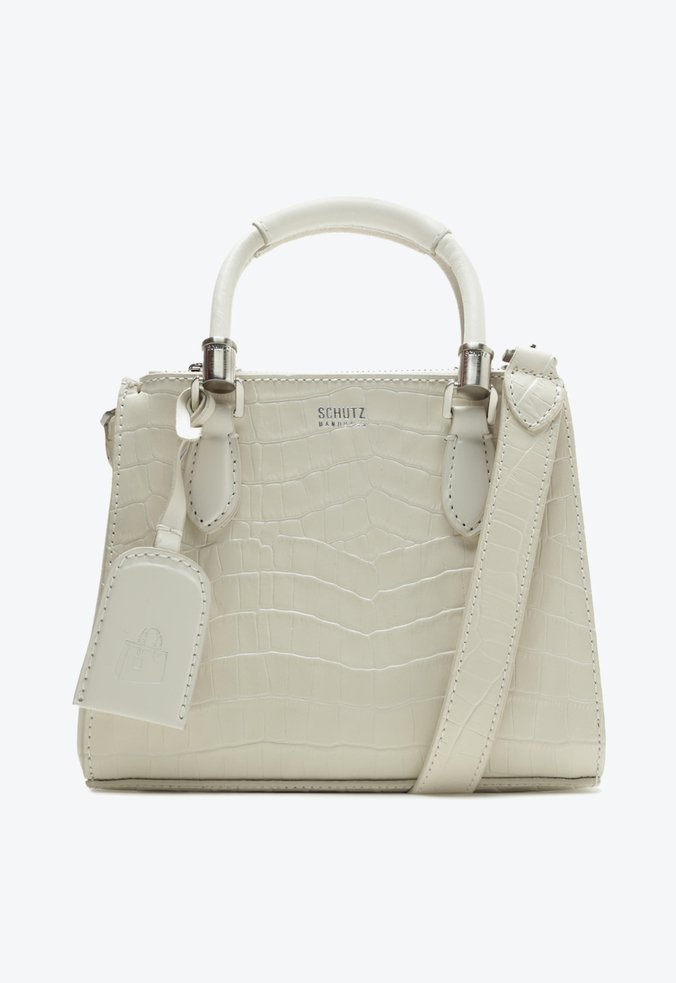 Bolsa Tote Pequena New Lorena Couro Branca