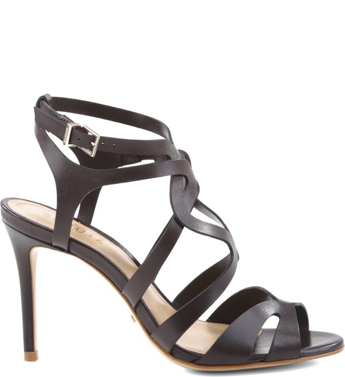 Sandália Interlaced Straps Hot Coffee