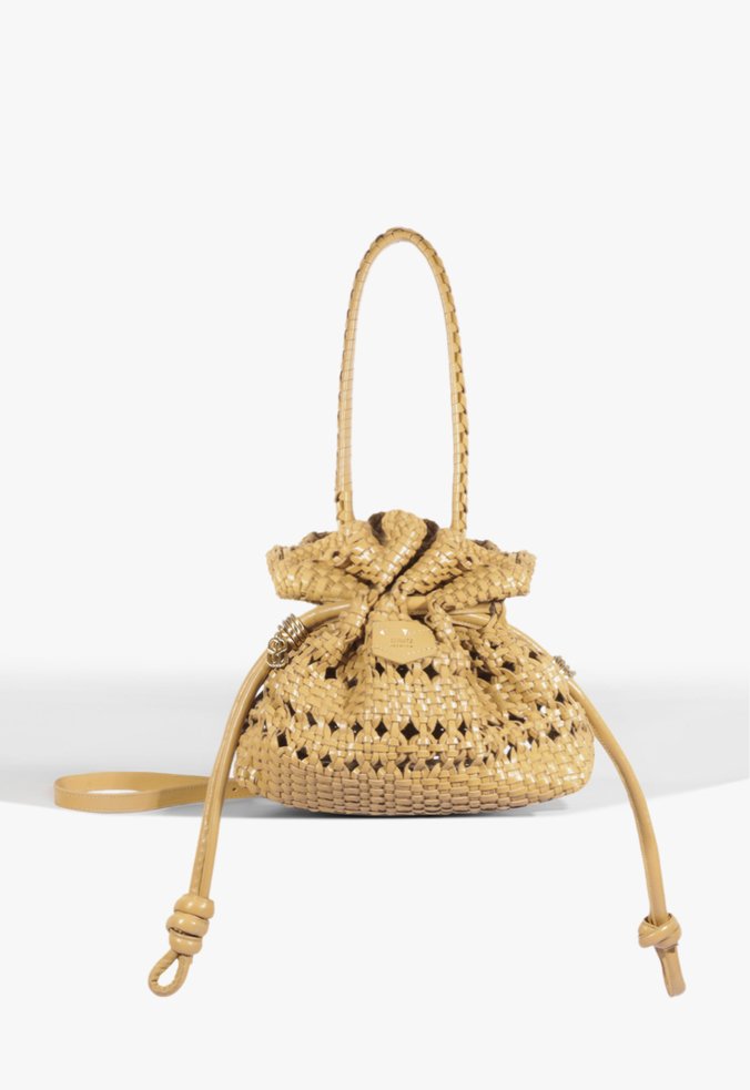 Bolsa Bucket Toulerie Média Couro Nude