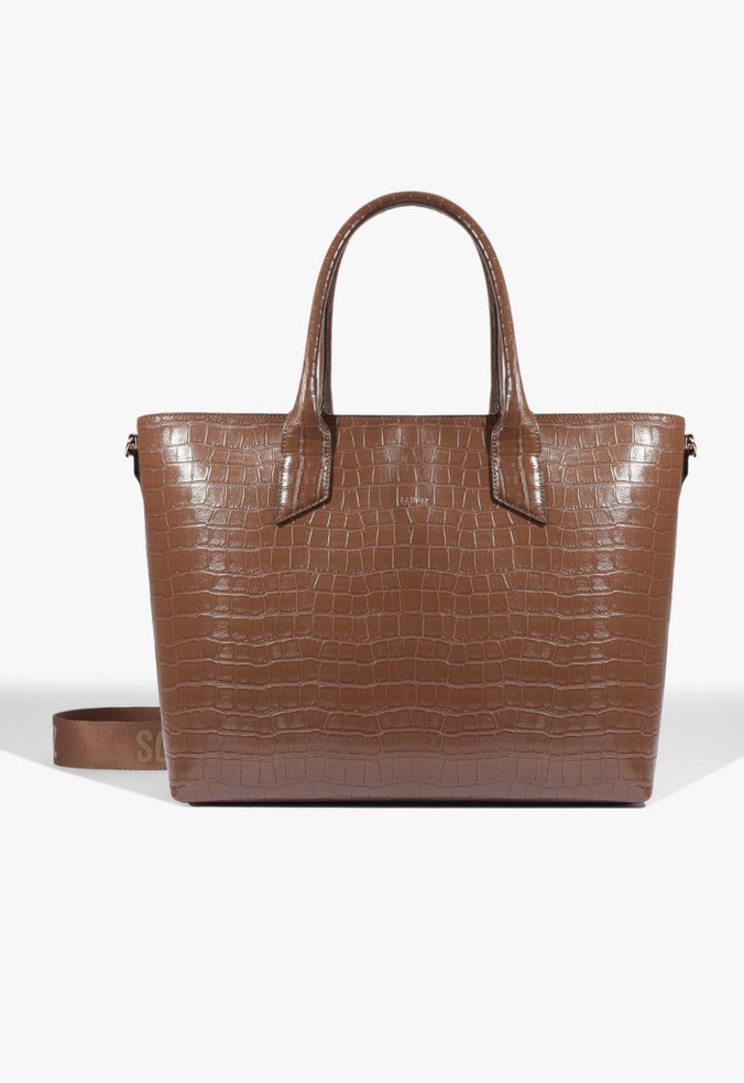 Bolsa Tote Maely Grande Marrom