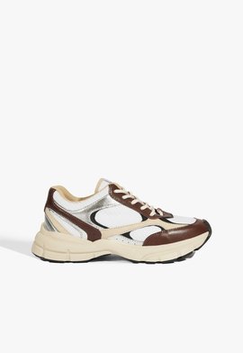 Tênis Sporty Couro Lona Marrom