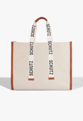 Bolsa Shopping Lona Branca