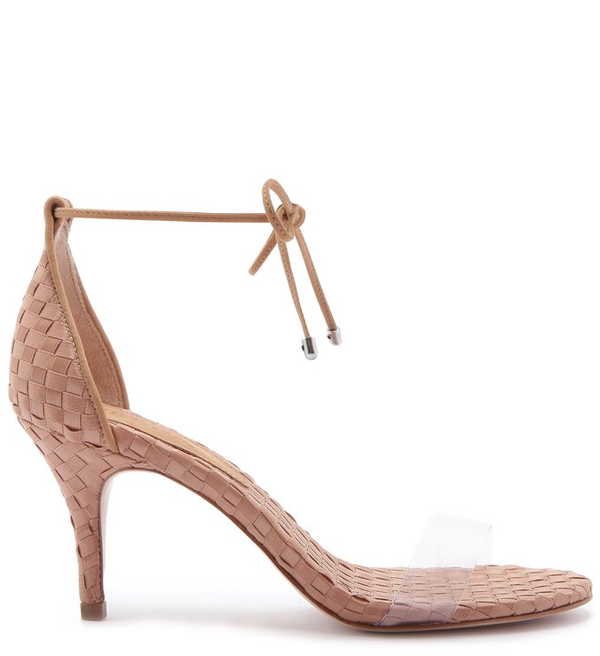 SANDÁLIA JOCY MID HEEL VINIL TRESSÊ NATURAL SANDÁLIA JOCY MID HEEL VINIL TRESSÊ NATURAL