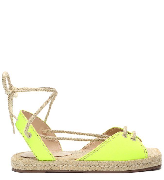 Sandália Espadrille Amarela