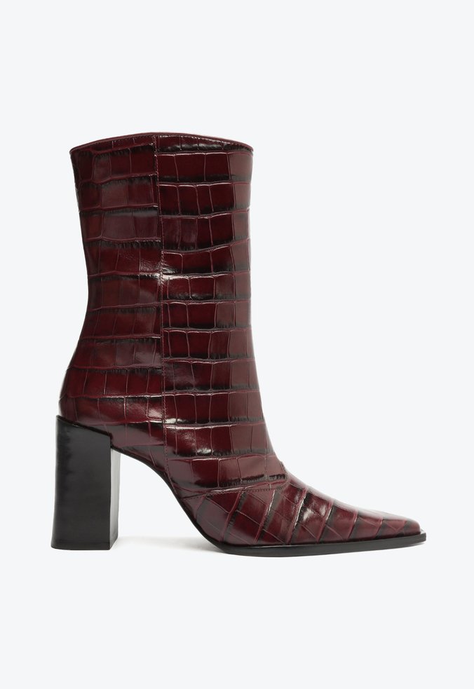 Bota Raffaela Croco Vinho