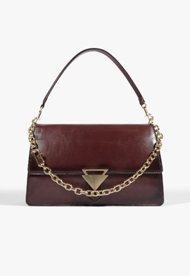 Bolsa Abby Shoulder Grande Couro Vinho