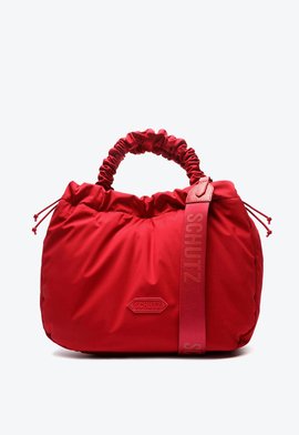 Bolsa Shopping Grande Lolla Nylon Vermelha