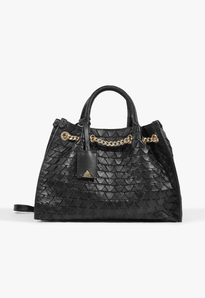 Bolsa Tote Rebecca Couro Preta