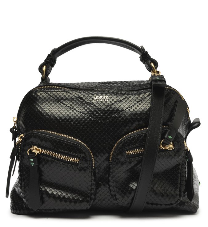 Bolsa Tote Jamie Bright Snake Preta
