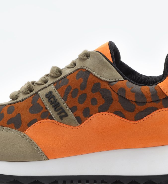 Tênis Retro Mood Animal Print Green Tênis Retro Mood Animal Print Green