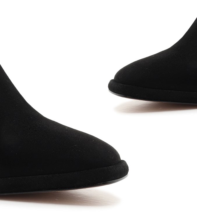 New Boot Evasê Suede Black New Boot Evasê Suede Black
