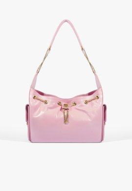 Bolsa Shoulder Lilibet Média Couro Rosa
