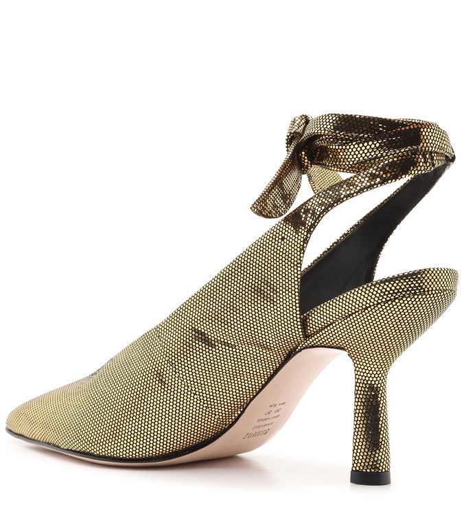 SCARPIN LACE-UP METALLIC GOLD SCARPIN LACE-UP METALLIC GOLD