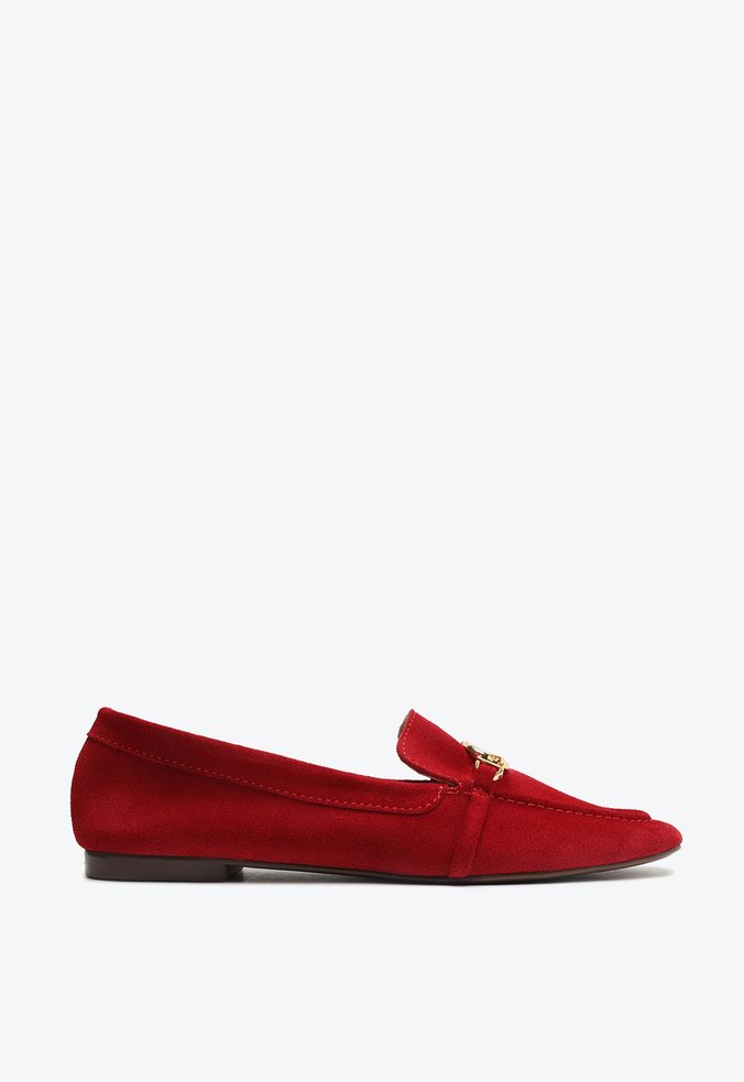 Mocassim Suede Vermelho