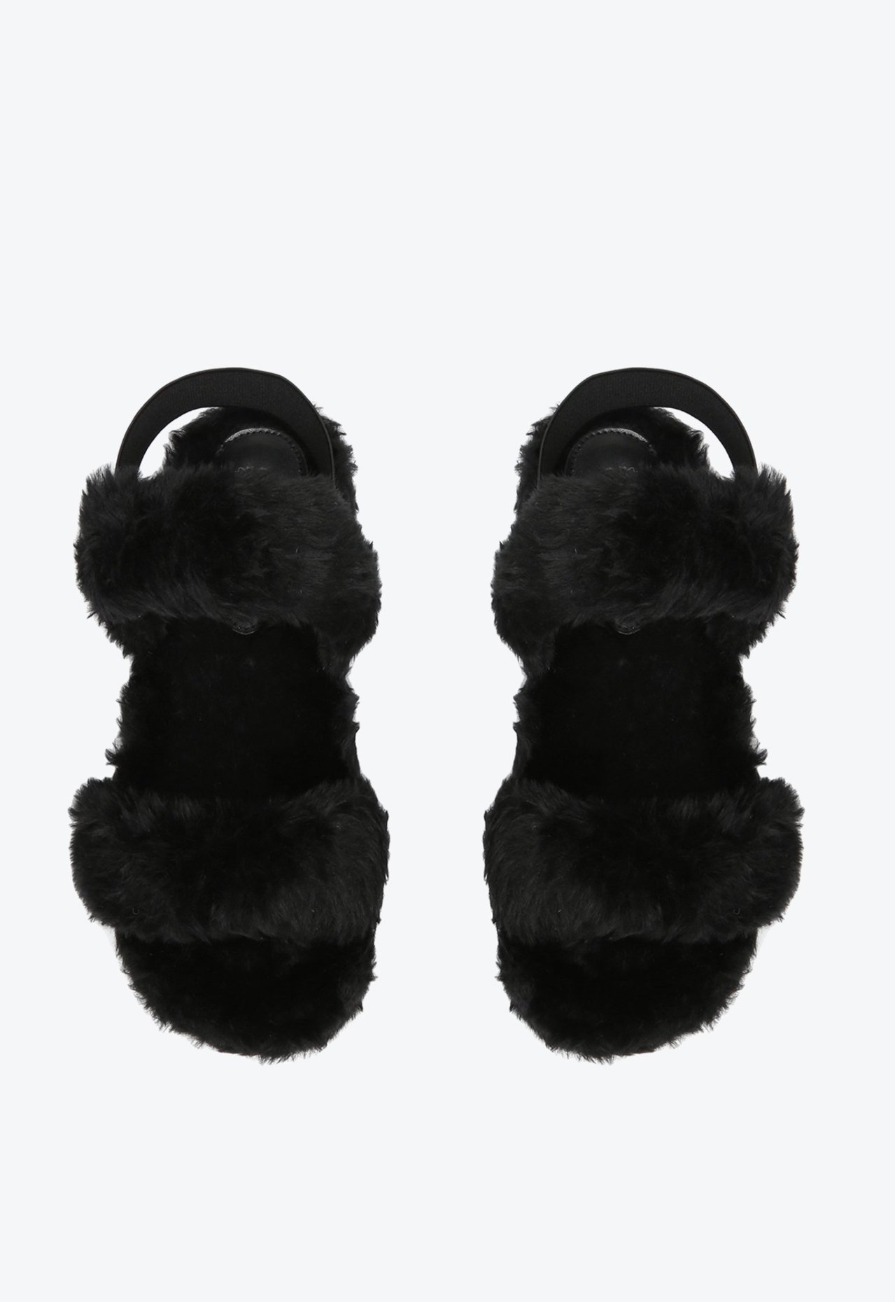 Sandália Baixa Flatform Tratorada Live In Alpaca Preta | Schutz