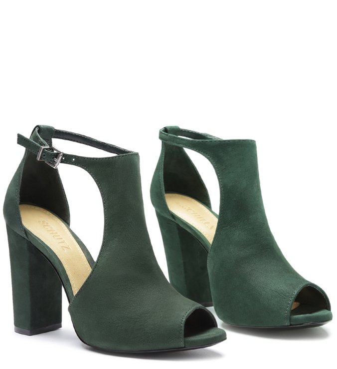 Sandália Block Heel Green Sandália Block Heel Green