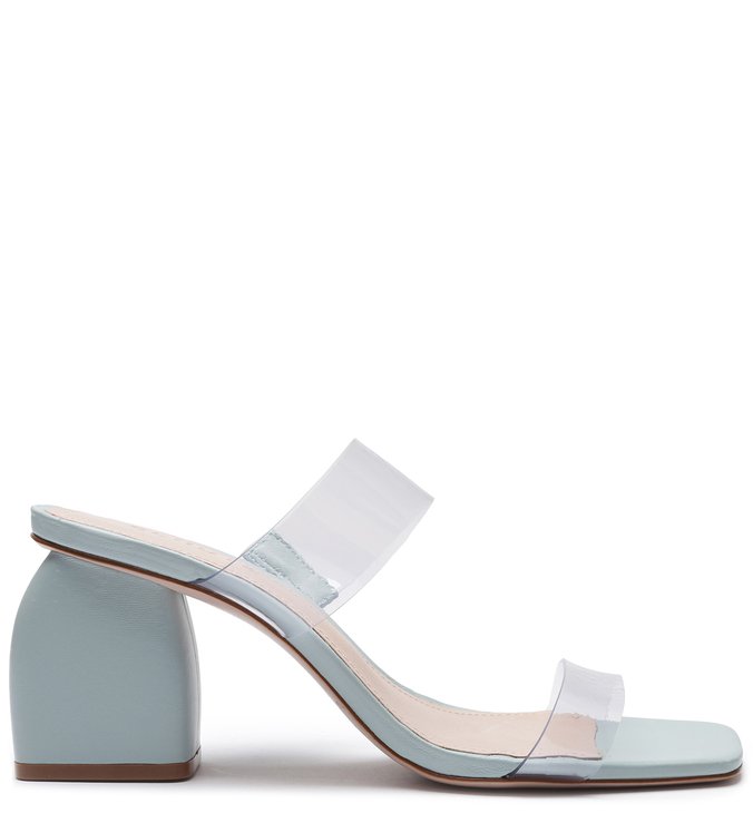 SANDÁLIA MULE CHUNKY VINIL BABY BLUE SANDÁLIA MULE CHUNKY VINIL BABY BLUE