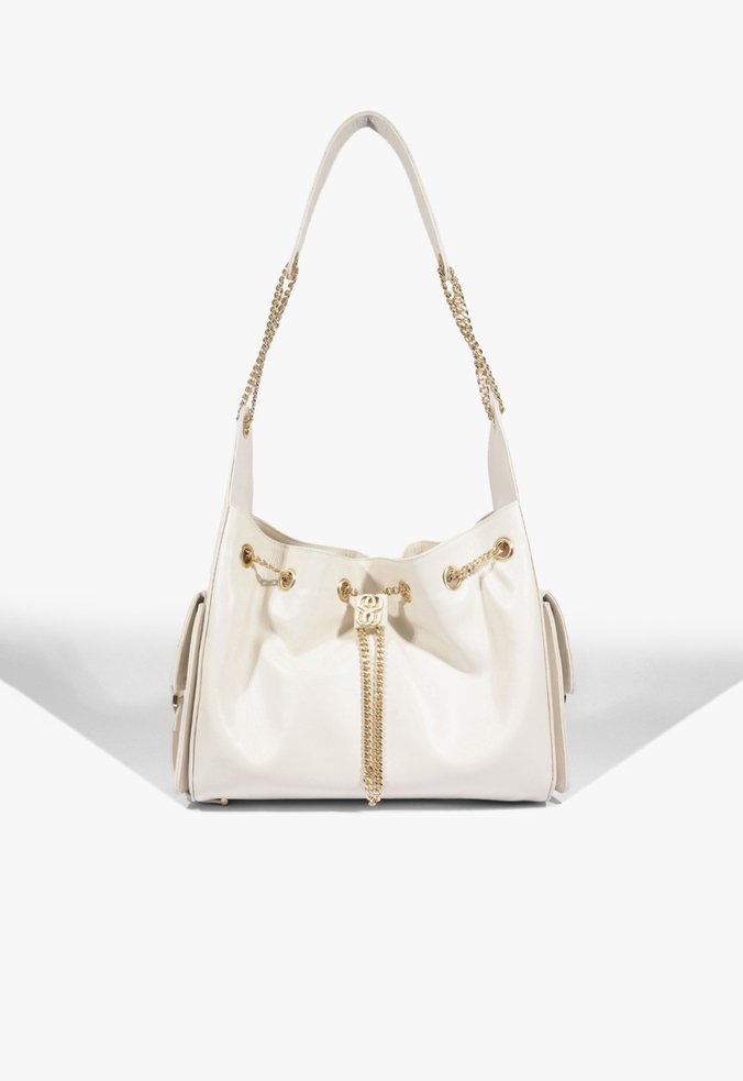 Bolsa Tiracolo Média Lilibet Couro Branco