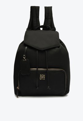 Mochila Grande Lela Nylon Preta