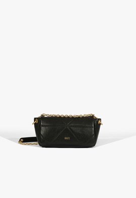 Bolsa Maya Mini Couro Preta