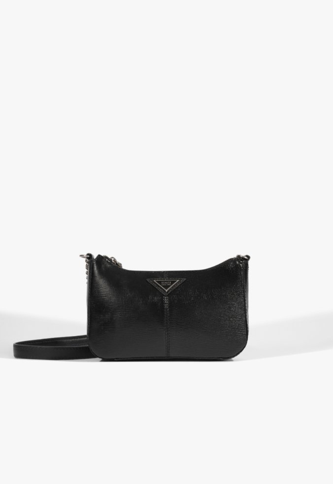 Bolsa Tiracolo Yani Pequena Couro Preta