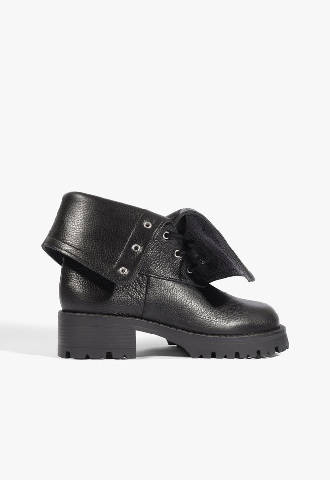 Bota Florenza Couro Preta