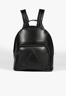 Mochila Sporty Couro Preta