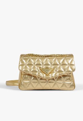 Bolsa 944 Matelassê Maxi Couro Dourado