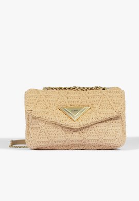 Bolsa 944 Crochet Grande Bege