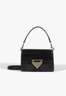 Bolsa Tiracolo Abby Pequena Couro Preta
