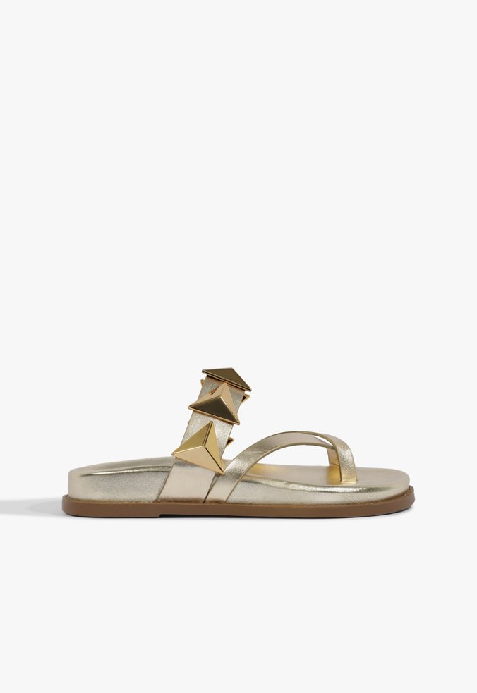 Papete Boho Triangle Dourada